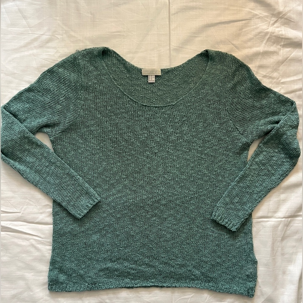 Forever 21+ Sea Foam Green Sweater - 3X VGUC